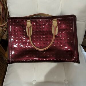 Elegant Burgundy Tote Bag